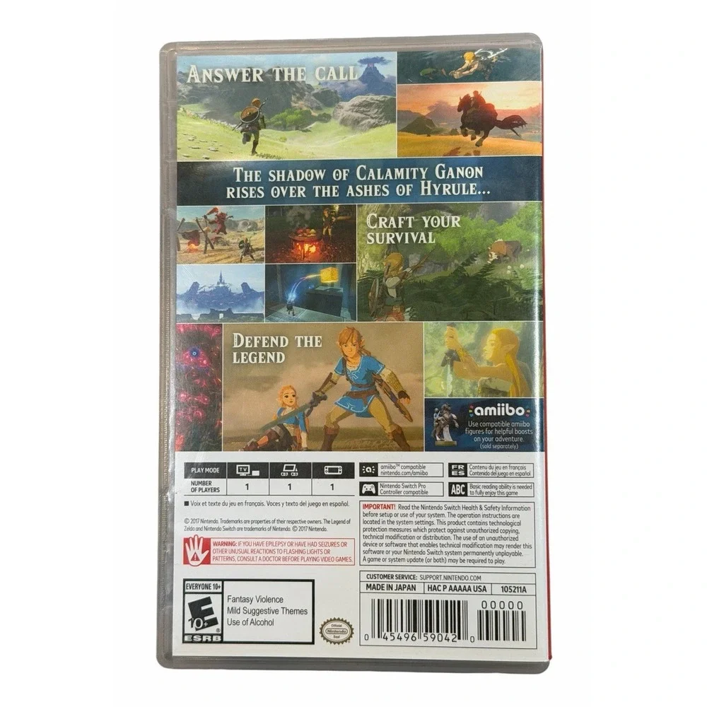 The Legend of Zelda: Breath of the Wild - Nintendo Switch - Tested And Working